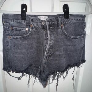 AGOLDE short ripped shorts
